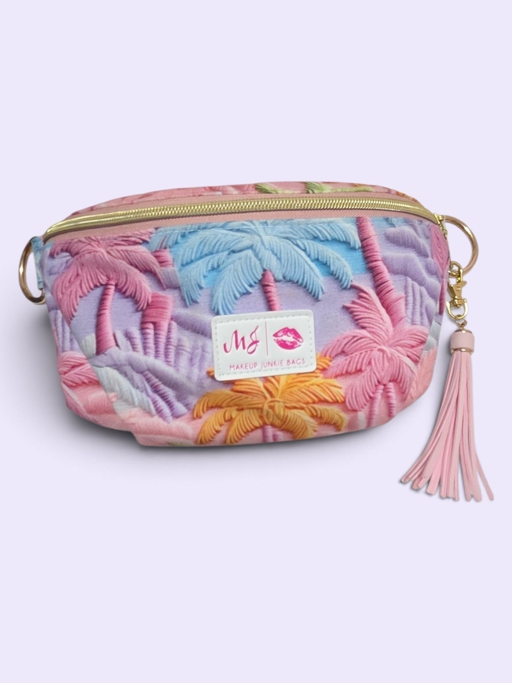 Makeup Junkie Bags Palm Print Sidekick Bag -